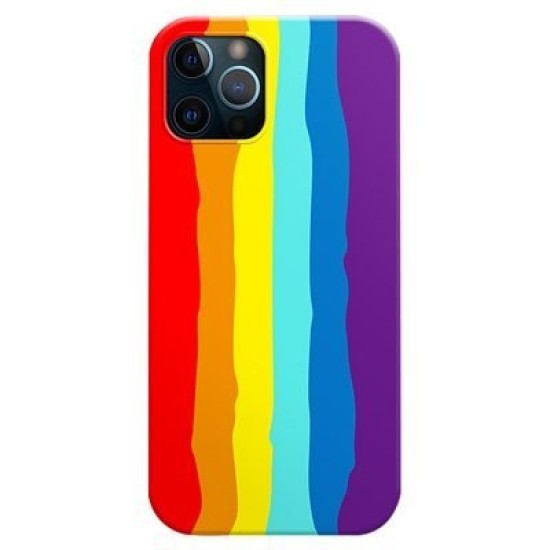 RAINBOW SILICONE CASE APPLE IPHONE 12 PRO MAX